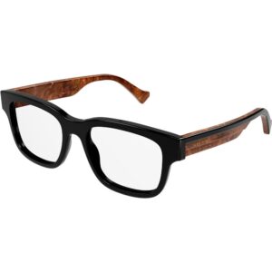 Occhiali vista  Gucci Gg1303o cod. colore 004 Uomo Squadrata Nero