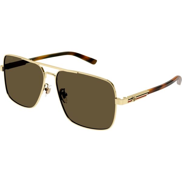 Occhiali da sole  Gucci Gg1289s cod. colore 002 Uomo Pilot Oro