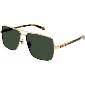 Occhiali da sole  Gucci Gg1289s cod. colore 003 Uomo Pilot Oro