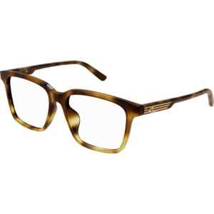 Occhiali vista  Gucci Gg1293oa cod. colore 003 Uomo Squadrata Havana