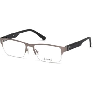 Occhiali vista  Guess Gu50017 cod. colore 009 Uomo Squadrata Grigio