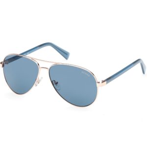 Occhiali da sole  Guess Gu8279 cod. colore 28v Unisex Pilot Argento