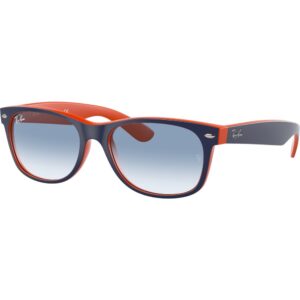 Occhiali da sole  Ray - ban Rb2132 new wayfarer cod. colore 789/3f Unisex Squadrata Blu