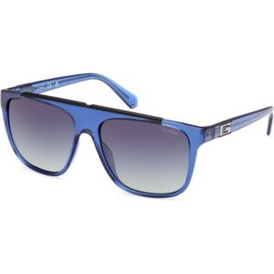 Occhiali da sole  Guess Gu00123 cod. colore 90w Uomo Squadrata Blu