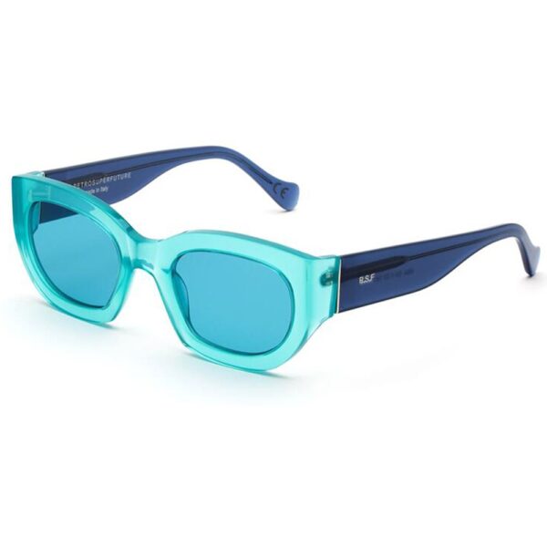 Occhiali da sole  Retrosuperfuture 4ra alva cod. colore pool Unisex Squadrata Azzurro