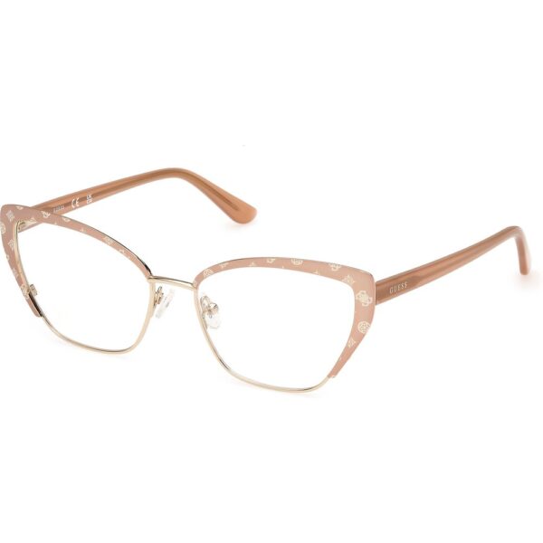 Occhiali vista  Guess Gu50122 cod. colore 059 Donna Cat eye Beige