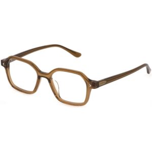 Occhiali vista  Lozza Vl4319 cod. colore 0805 Unisex Geometrica Marrone