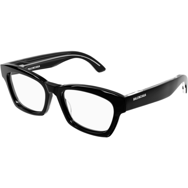 Occhiali vista  Balenciaga Bb0242o cod. colore 001 Unisex Squadrata Nero