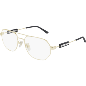 Occhiali vista  Balenciaga Bb0117o cod. colore 003 Unisex Squadrata Oro