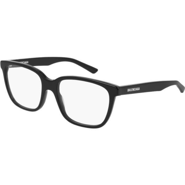 Occhiali vista  Balenciaga Bb0078o cod. colore 001 Unisex Squadrata Nero