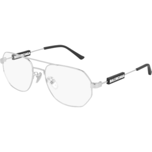 Occhiali vista  Balenciaga Bb0117o cod. colore 002 Unisex Squadrata Argento