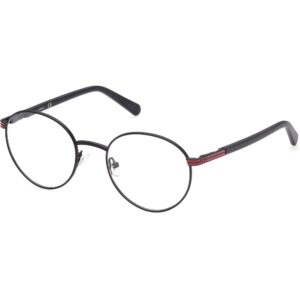 Occhiali vista  Guess Gu50043 cod. colore 002 Uomo Rotonda Nero-opaco