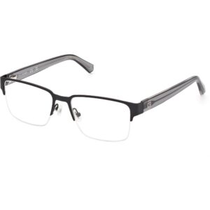 Occhiali vista  Guess Gu50095 cod. colore 002 Uomo Squadrata Nero-opaco