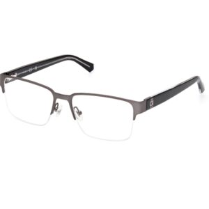 Occhiali vista  Guess Gu50095 cod. colore 009 Uomo Squadrata Grigio opaco