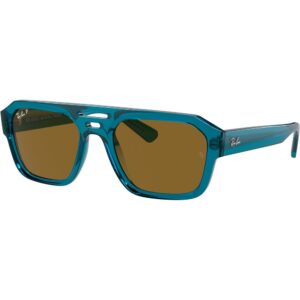 Occhiali da sole  Ray - ban Rb4397 corrigan cod. colore 668383 Unisex Geometrica Blu