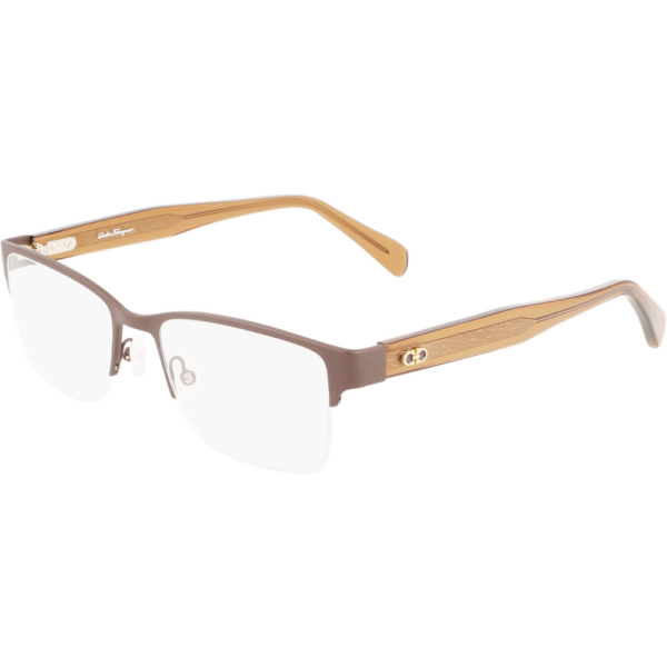 Occhiali vista  Ferragamo Sf2222 cod. colore 202 Uomo Squadrata Marrone