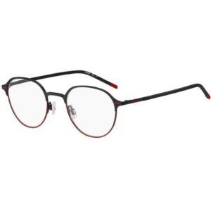 Occhiali vista  Hugo boss Hg 1234 cod. colore oit Uomo Rotonda Nero/rosso