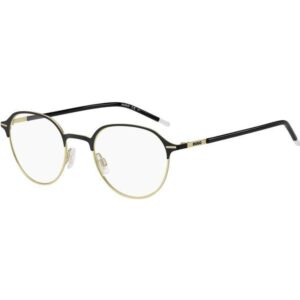 Occhiali vista  Hugo boss Hg 1234 cod. colore 2m2 Uomo Rotonda Nero/oro