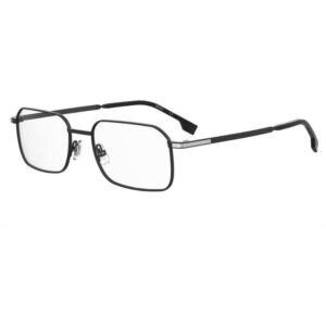 Occhiali vista  Hugo boss Boss 1604 cod. colore 124 Uomo Squadrata Nero opaco/argento