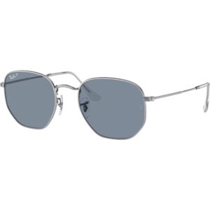 Occhiali da sole  Ray - ban Rb3548n hexagonal cod. colore 003/02 Unisex Geometrica Argento