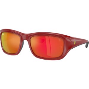 Occhiali da sole  Ray - ban Rb4405m  cod. colore f6236q Uomo Squadrata Rosso