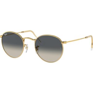 Occhiali da sole  Ray - ban Rb3447 round metal cod. colore 001/71 Unisex Rotonda Oro