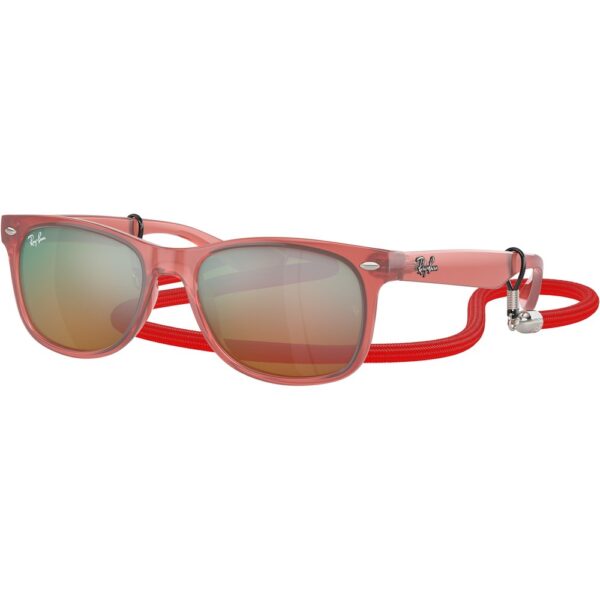 Occhiali da sole  Ray - ban Rj9052s junior new wayfarer cod. colore 7145a8 Bambino Squadrata Rosso