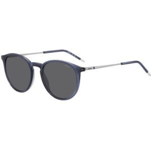 Occhiali da sole  Hugo boss Hg 1286/s cod. colore b88/ir Uomo Rotonda Blu