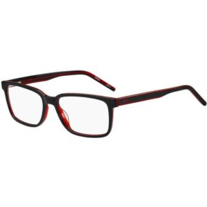 Occhiali vista  Hugo boss Hg 1245 cod. colore oit Uomo Squadrata Nero/rosso