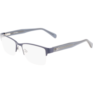 Occhiali vista  Ferragamo Sf2222 cod. colore 401 Uomo Squadrata Blu