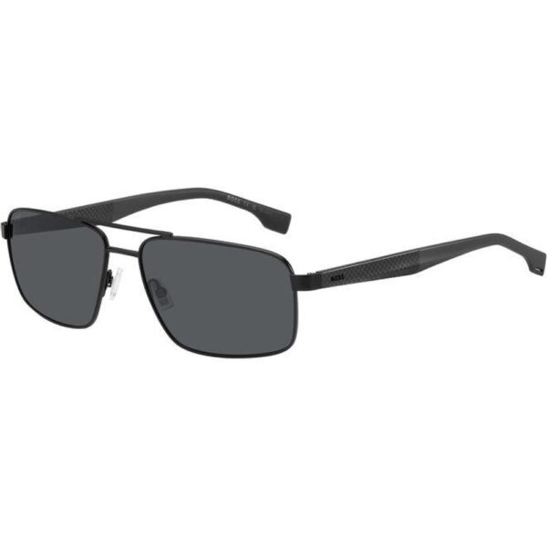 Occhiali da sole  Hugo boss Boss 1580/s cod. colore o6w/2k Uomo Squadrata Nero opaco/grigio