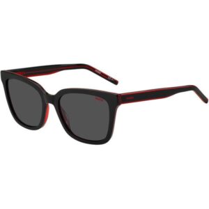 Occhiali da sole  Hugo boss Hg 1248/s cod. colore oit/ir Donna Squadrata Nero/rosso