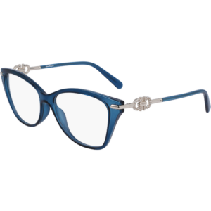 Occhiali vista  Ferragamo Sf2937r cod. colore 432 Donna Squadrata Blu