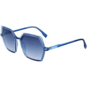 Occhiali da sole  Karl lagerfeld Kl6083s cod. colore 407 Donna Geometrica Blu scuro