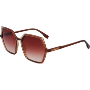 Occhiali da sole  Karl lagerfeld Kl6083s cod. colore 246 Donna Geometrica Marrone