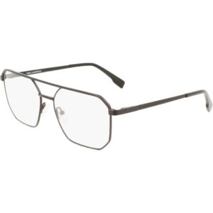 Occhiali vista  Karl lagerfeld Kl338 cod. colore 002 Uomo Geometrica Nero-opaco