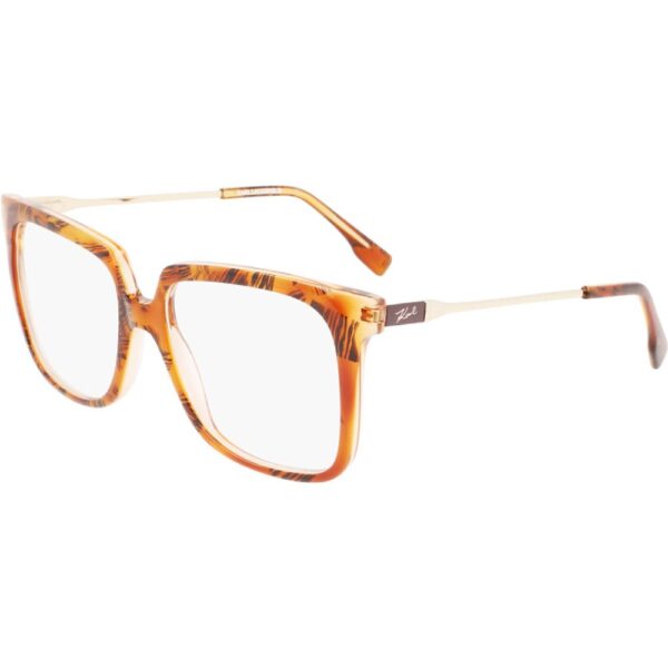 Occhiali vista  Karl lagerfeld Kl6077 cod. colore 805 Donna Squadrata Arancione/giallo