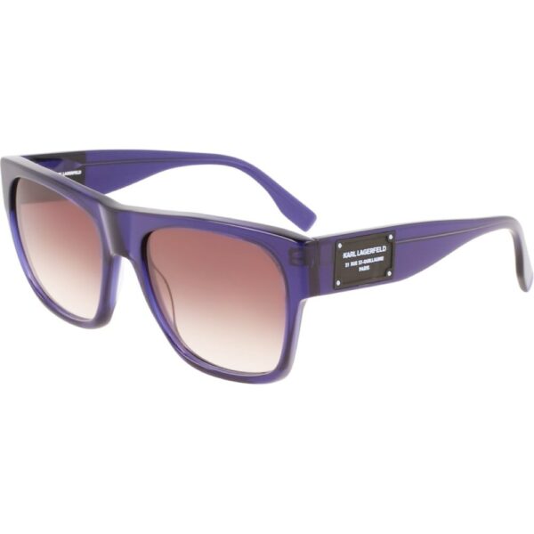 Occhiali da sole  Karl lagerfeld Kl6074s cod. colore 404 Unisex Squadrata Blu scuro