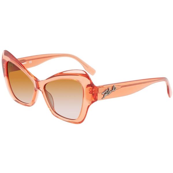 Occhiali da sole  Karl lagerfeld Kl6076s cod. colore 800 Unisex Farfalla Arancione