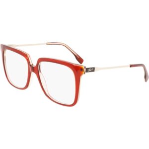 Occhiali vista  Karl lagerfeld Kl6077 cod. colore 812 Donna Squadrata Pesca