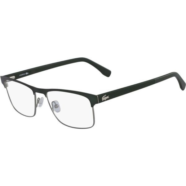 Occhiali vista  Lacoste L2198 cod. colore 315 Uomo Squadrata Verde opaco