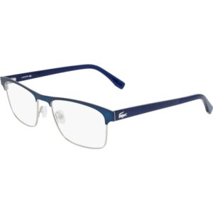 Occhiali vista  Lacoste L2198 cod. colore 424 Uomo Squadrata Blu opaco