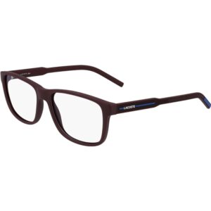 Occhiali vista  Lacoste L2866 cod. colore 604 Uomo Squadrata Bourdeaux opaco