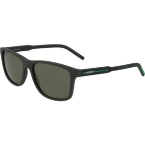 Occhiali da sole  Lacoste L931s cod. colore 317 Unisex Squadrata Verde opaco