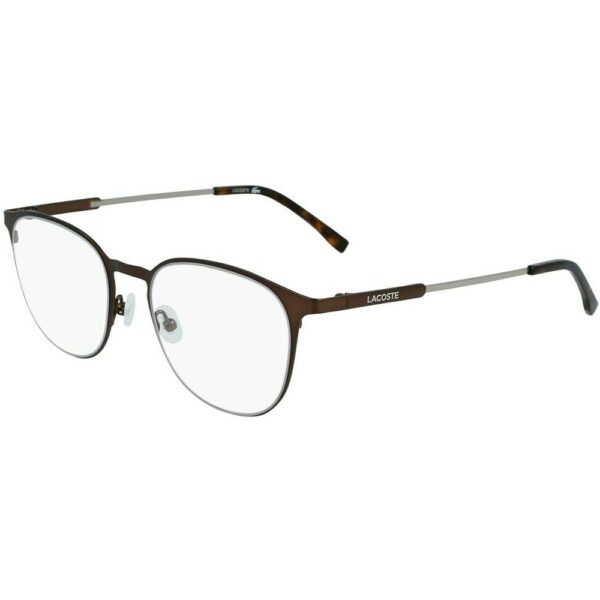 Occhiali vista  Lacoste L2288 cod. colore 201 Uomo Rotonda Marrone opaco