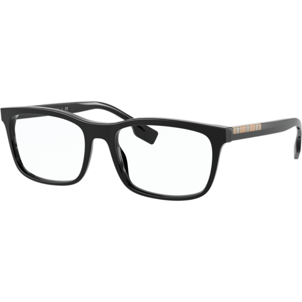 Occhiali vista  Burberry Be2334 elm cod. colore 3001 Uomo Squadrata Nero