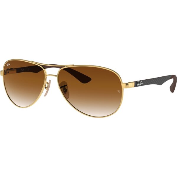 Occhiali da sole  Ray - ban Rb8313 carbon fibre cod. colore 001/51 Uomo Pilot Oro