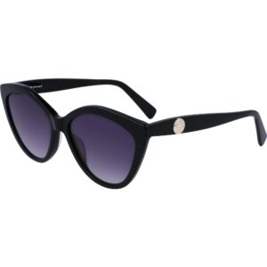 Occhiali da sole  Longchamp Lo730s cod. colore 001 Donna Cat eye Nero