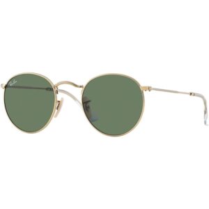 Occhiali da sole  Ray - ban Rb3447 round metal cod. colore 001 Uomo Rotonda Oro