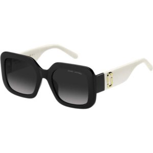 Occhiali da sole  Marc jacobs Marc 647/s cod. colore 80s/9o Donna Squadrata Nero/bianco